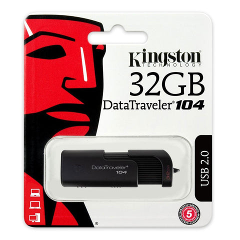 Kingston DT104 USB 2.0 DataTraveler 32GB Clé USB Mémoire Flash