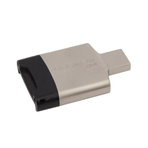 Kingston FCR-MLG4 Lecteur Multi-Cartes USB 3.0 pour SD, SDHC, SDXC, UHS-II et microSD / SDHC / SDXC, UHS-I, Argenté - Simple Boutique