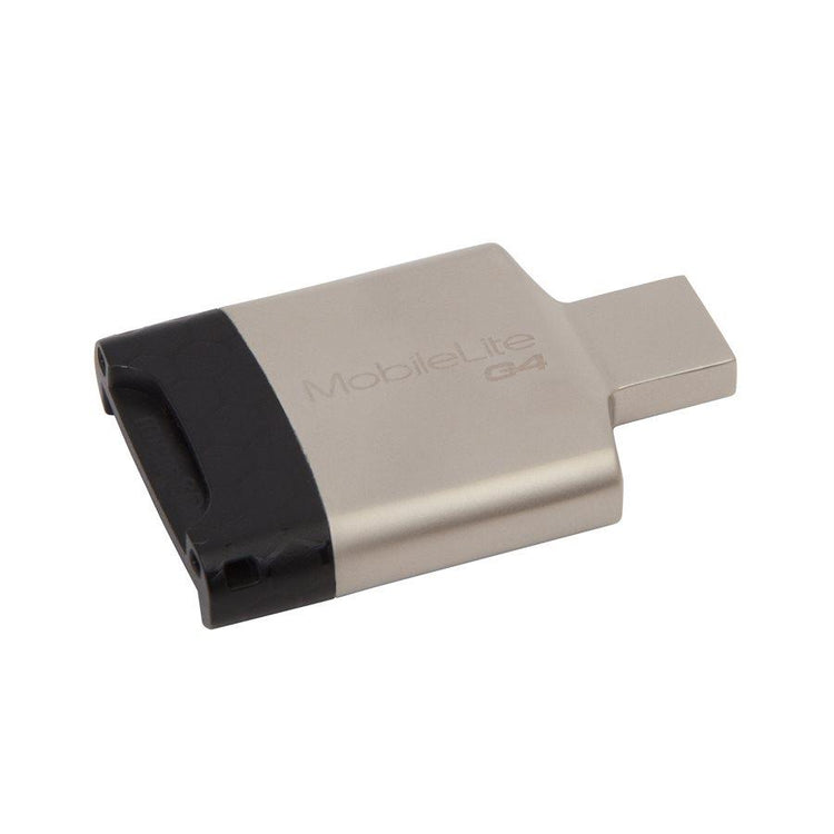 Kingston FCR-MLG4 Lecteur Multi-Cartes USB 3.0 pour SD, SDHC, SDXC, UHS-II et microSD / SDHC / SDXC, UHS-I, Argenté - Simple Boutique