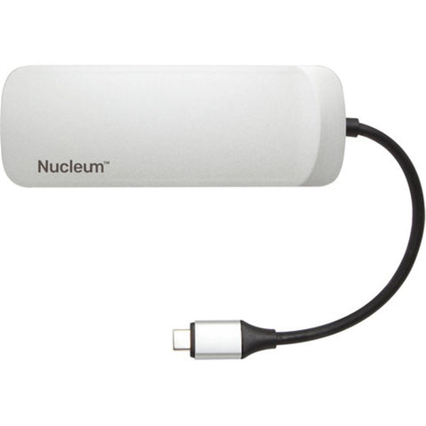 Kingston Nucleum C-HUBC1-SR-EN Concentrateur USB Type-C 7 en 1, USB-C, USB-A 3.0, HDMI 4K, SD, Micro SD, Argent