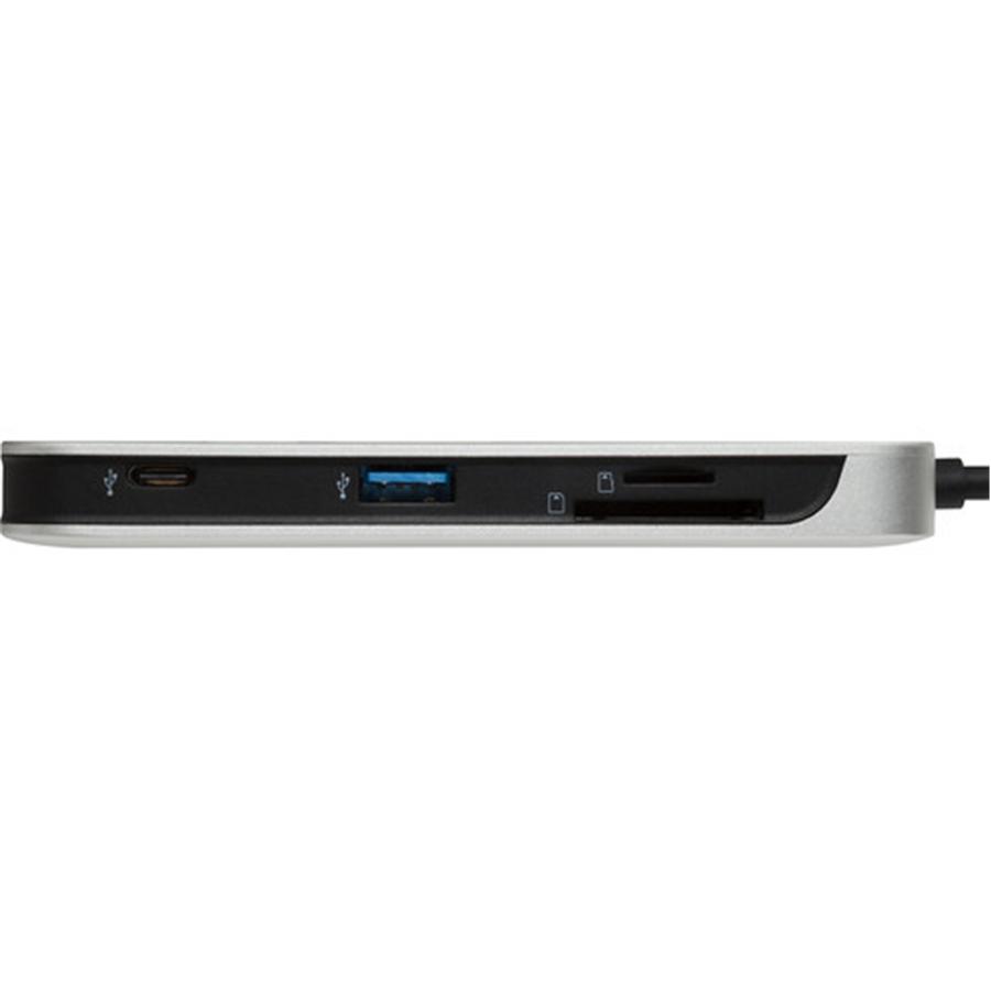 Kingston Nucleum C-HUBC1-SR-EN Concentrateur USB Type-C 7 en 1, USB-C, USB-A 3.0, HDMI 4K, SD, Micro SD, Argent - Simple Boutique