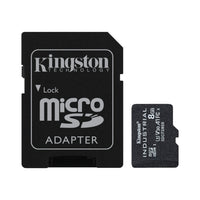 Kingston Technology - Carte Micro SD Industrielle avec Lecteur SD, Capactié de 8GB, Classe 10, UHS-I, U3, V30, - Simple Boutique