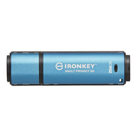 Kingston Technology - Clé USB Crypté IronKey Vault Privacy 50, USB 3.2 GEN 1, Capacité de 256GB - Simple Boutique