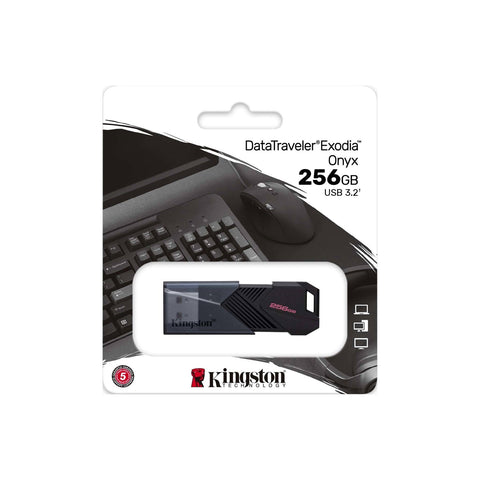Kingston Technology - Clé USB DataTraveler Exodia Onyx, USB 3.2 GEN 1, Capactié de 256GB