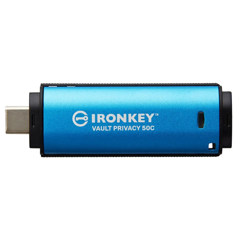 Kingston Technology - Clé USB Type-C Crypté IronKey Vault Privacy 50C, USB 3.2 GEN 1, Capacité de 128GB