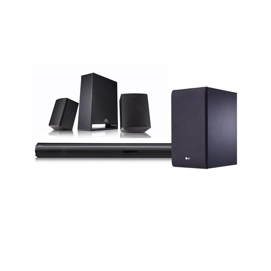 LG SJ4R Barre de son à système ambiophonique 4.1 canaux 420 W sans fil Noir (Remis à Neuf)