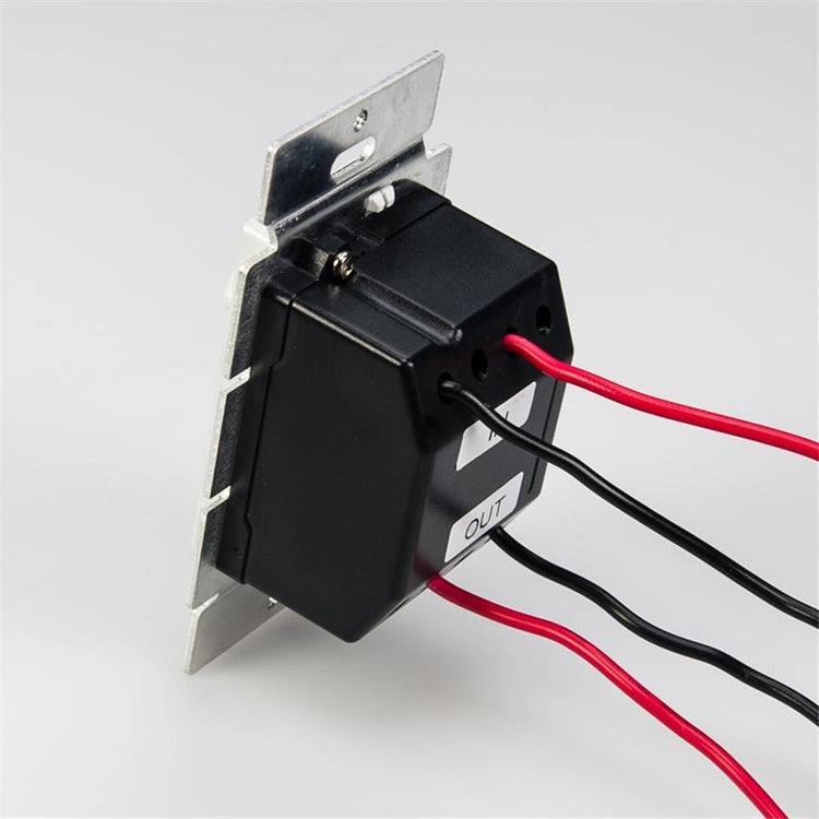 LVDW-60W Controlleur Gradateur DEL pour Boîtier d'Interrupteur Mural Blanc - Simple Boutique