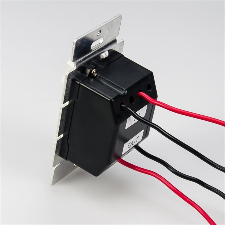 LVDW-60W Controlleur Gradateur DEL pour Boîtier d'Interrupteur Mural Blanc - Simple Boutique