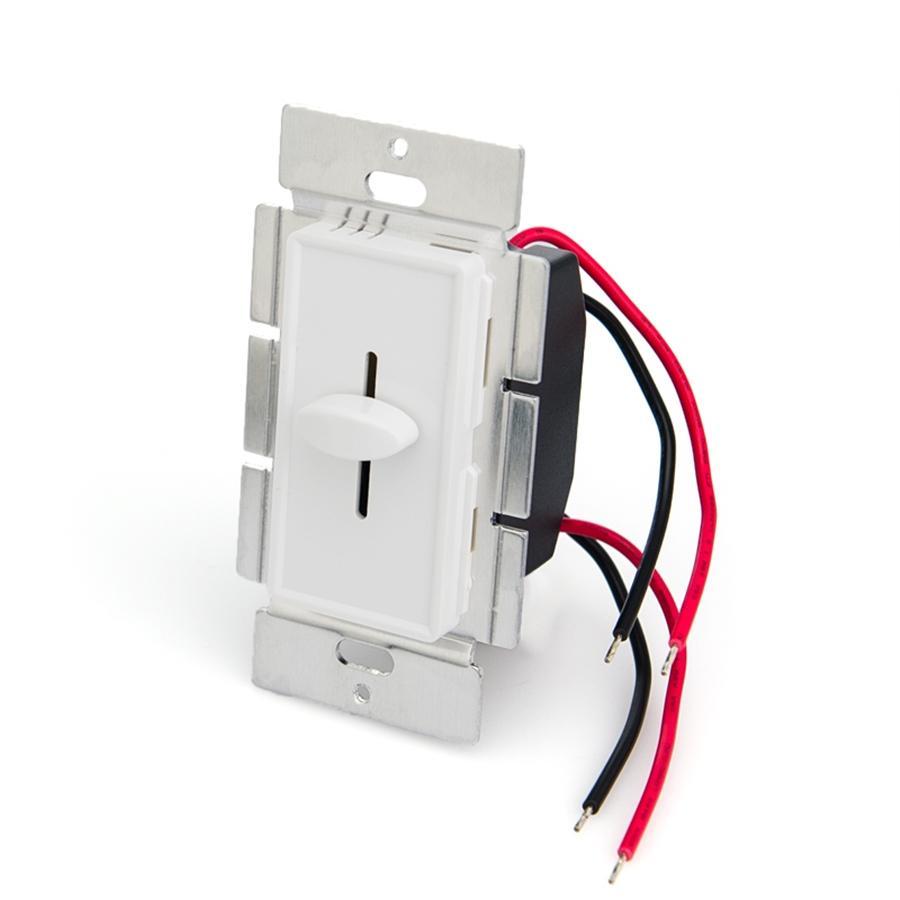 LVDW-60W Controlleur Gradateur DEL pour Boîtier d'Interrupteur Mural Blanc - Simple Boutique