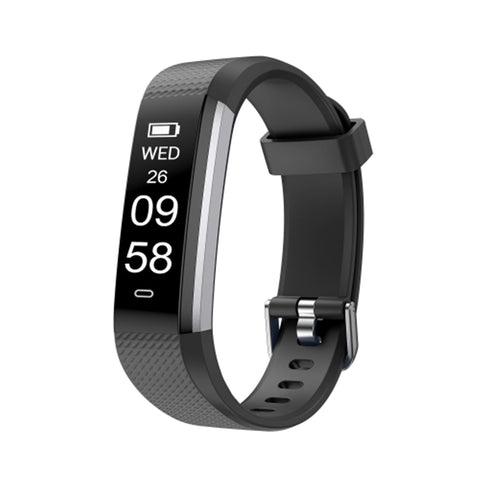 LetsCom - Tracker de Santé et de Fitness/ Montre Intélligente, Bluetooth 5.0, Noir