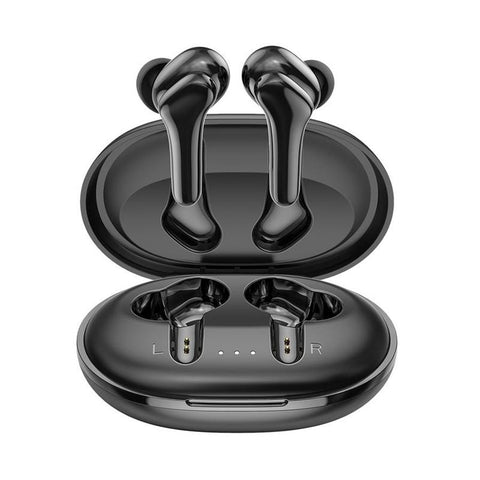 LetsFit - Écouteurs Intra-Auriculaire Sans-Fil, Supression Active du Bruit, Bluetooth 5.0 avec Boitier de Recharge, Noir