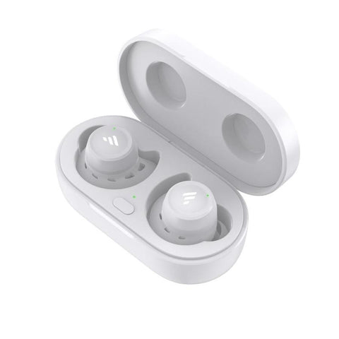 LetsFit - Écouteurs Intra-Auriculaires Sans-Fil, Bluetooth 5.0 avec Boitier de Recharge, Blanc