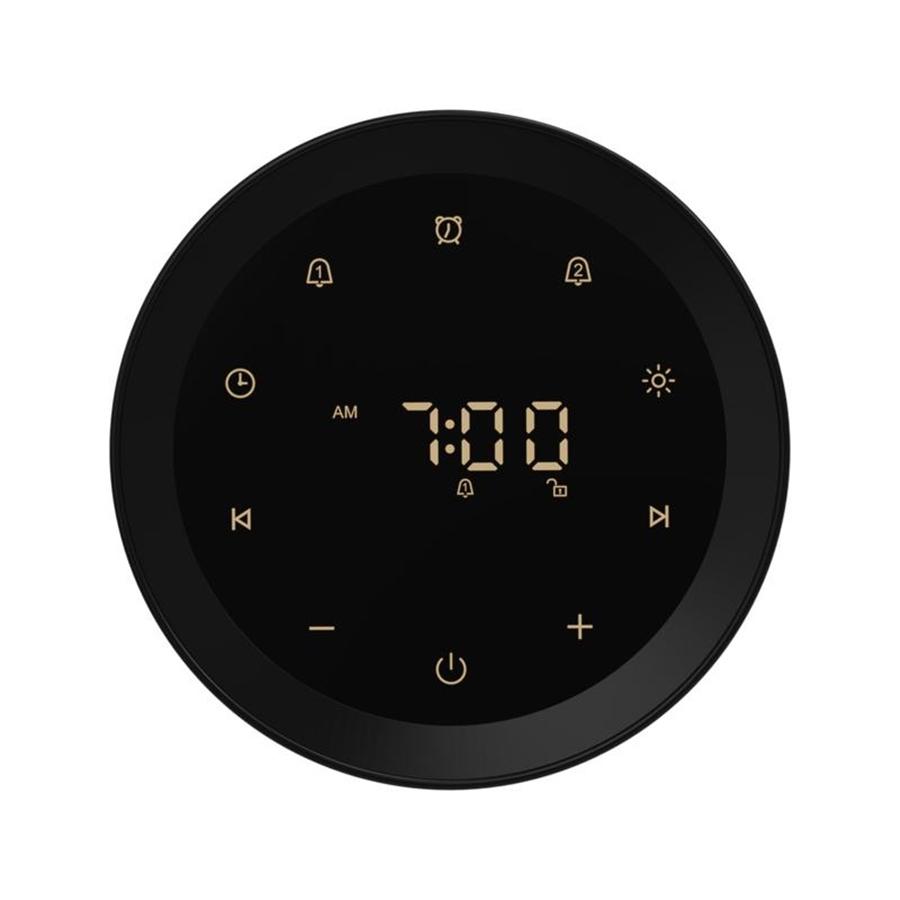 LetsFit - Machine à Son pour le Sommeil et Reveil Matin avec Éclairage Ambiant, Noir - LF-SP1-01 - Simple Boutique