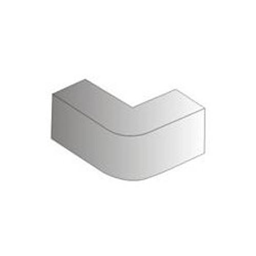 Linkit Security Coude 90 Degrés Extérieur pour Cache-câbles #2 Blanc 20x10mm - Simple Boutique