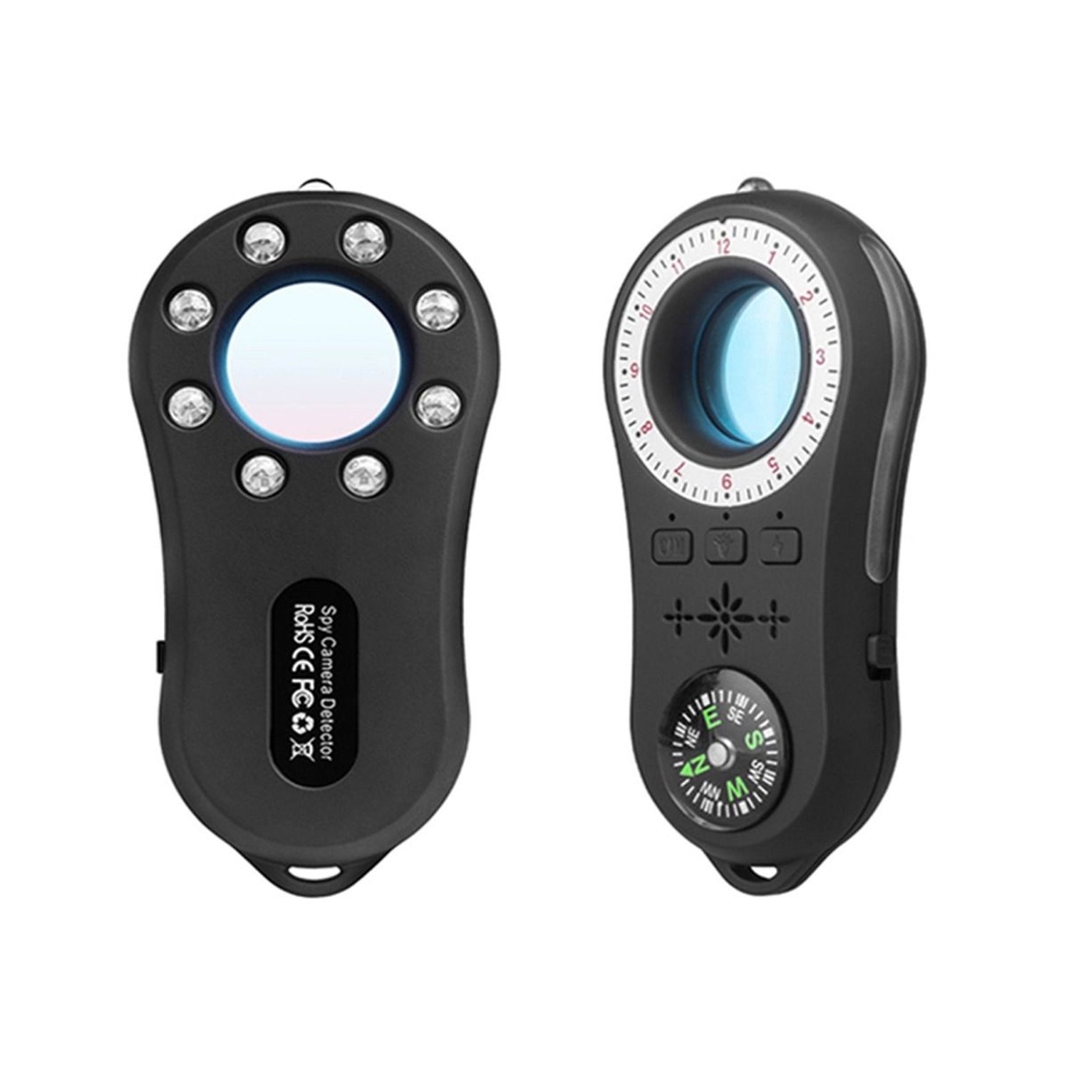 Linkit Security - Détecteur de Caméra Cachée avec Une Distance de Balayage de 10 Mètres, Noir - Simple Boutique