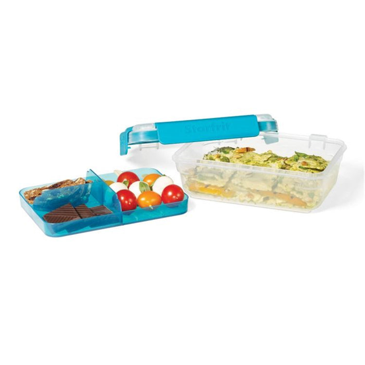 LocknLock - Ensemble de 2 Contenants Bento EasyLunch, Capacité de 946mL, Bleu - Simple Boutique