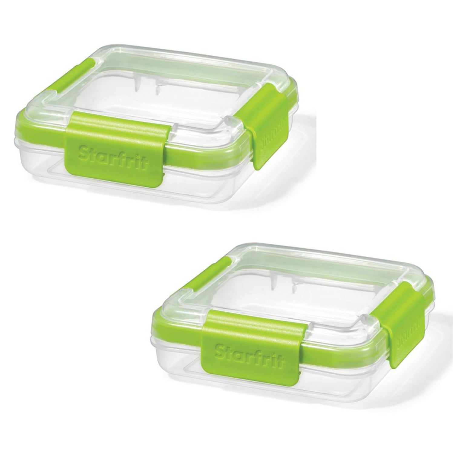 LocknLock - Ensemble de 2 Contenants à Sandwich en Plastique EasyLunch, Capacité de 473mL, Vert - Simple Boutique