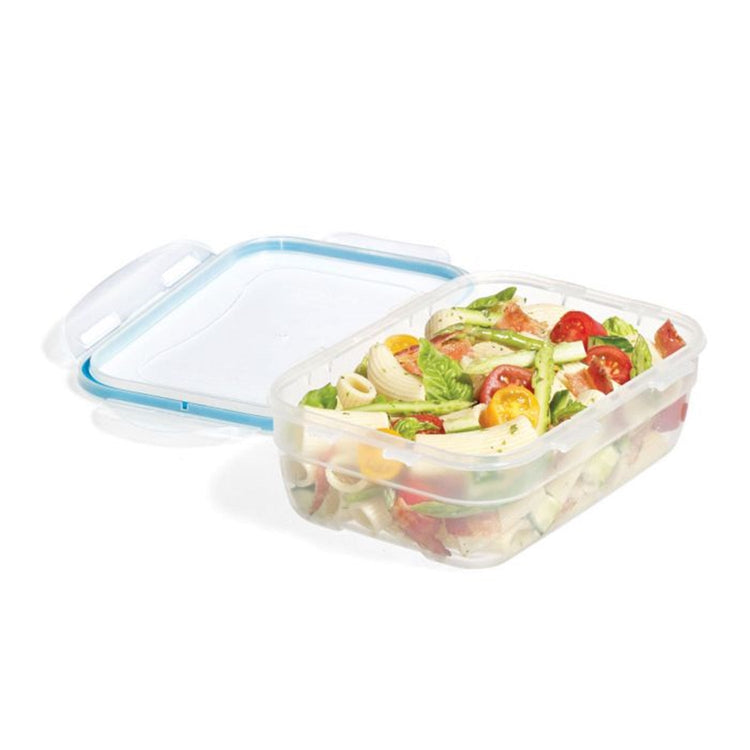 LocknLock - Ensemble de 2 Contenants en Plastique EasyMatch, Hermétiques et Étanches, Capacité de 1.2 Litre, Bleu - Simple Boutique