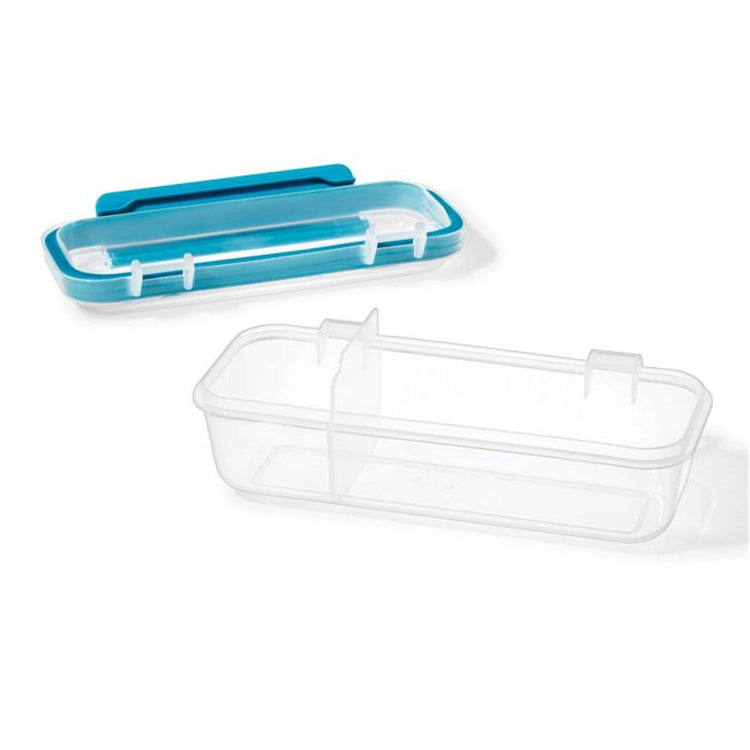 LocknLock - Ensemble de 2 Contenants pour Collations et Trempettes, Capacité de 414mL, Bleu - Simple Boutique