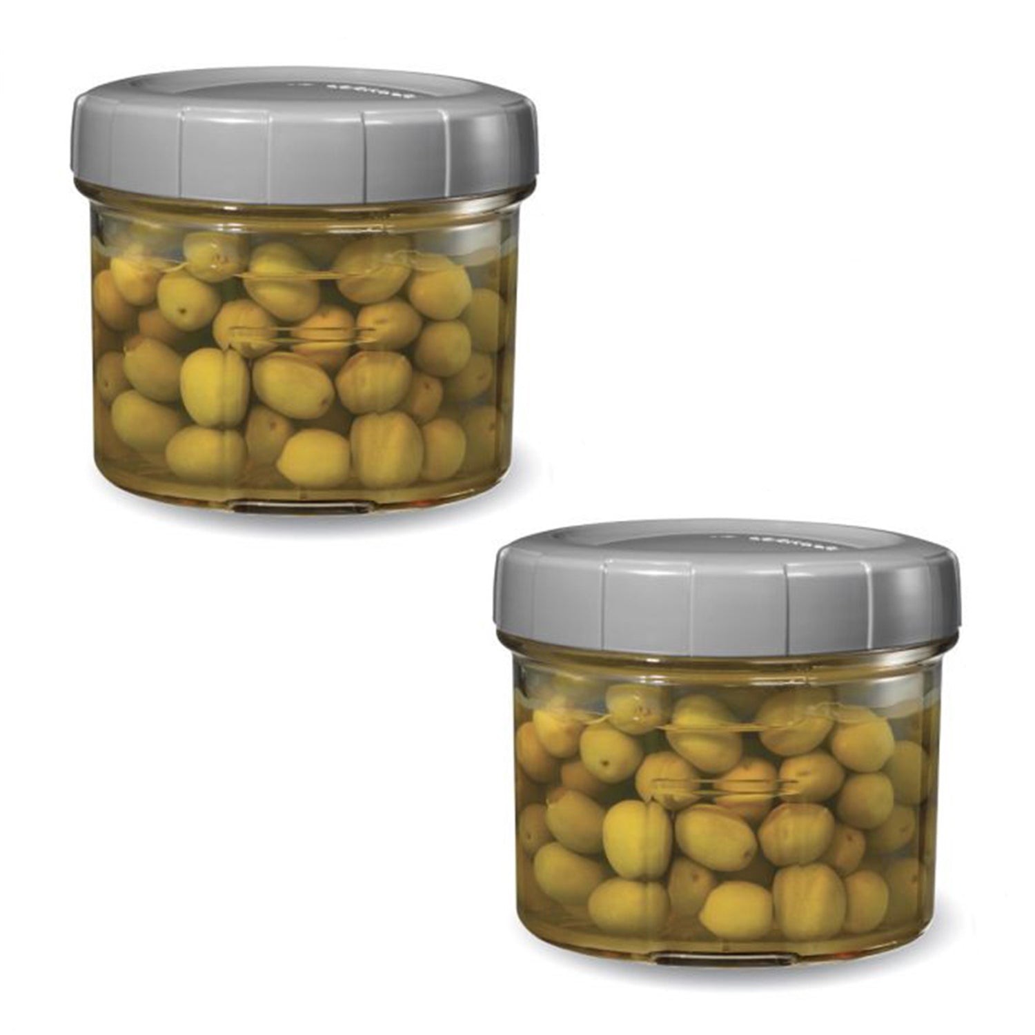 LocknLock - Ensemble de 2 Contenants pour Marinade, Capacité de 500mL, Gris - Simple Boutique