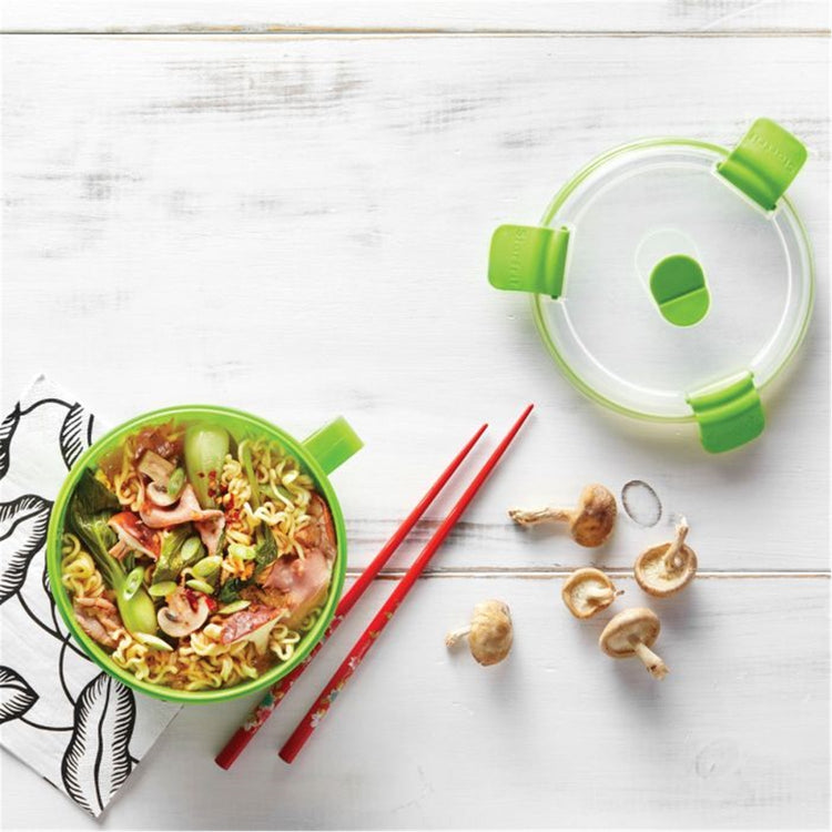 LocknLock - Ensemble de 2 Contenants pour Repas EasyLunch, Capacité de 1.1 Litre, Vert - Simple Boutique