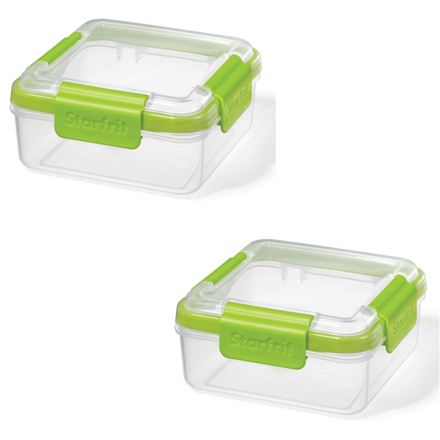 LocknLock - Ensemble de 2 Contenants pour Sandwich Double EasyLunch, Capacité de 946mL, Vert - Simple Boutique