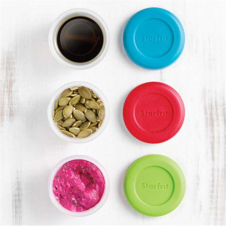 LocknLock - Ensemble de 6 Mini Contenants EasyLunch, Capacité de 30mL, Multicolore - Simple Boutique