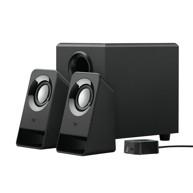 Logitech Z213 - Ensemble de Haut-Parleurs 2.1 Compact pour Ordinateur avec Caisson de Basse, Noir - Simple Boutique
