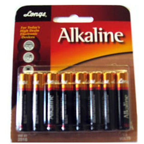 Longs par Rayovac Batteries Alkalines AAA- 8/pqt