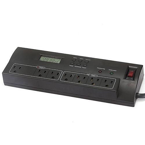 MP Protecteur de surtension avec minuteries 2100 J 7 prises 4 pi - Simple Boutique
