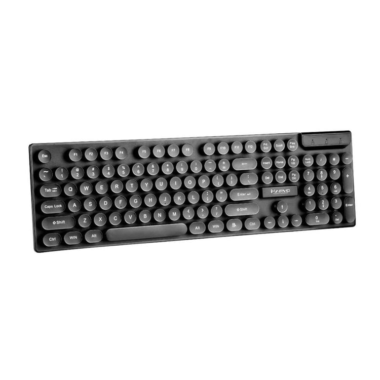 Marvo Office - Ensemble Clavier et Souris Sans-Fil, 104 Touches, Langue Anglais, 1000 DPI, Noir - Simple Boutique