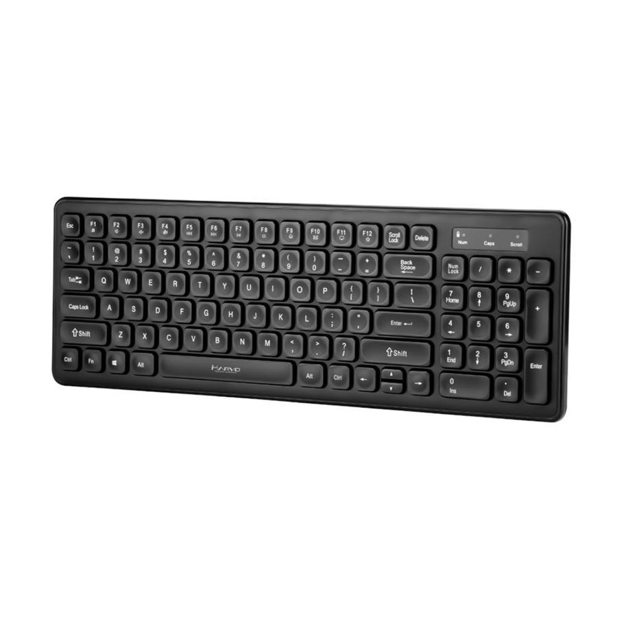 Marvo Office - Ensemble Clavier et Souris Sans-Fil, 96 Touches, Langue Anglais, 1000 DPI, Noir - Simple Boutique