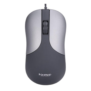 Marvo Office - Souris Optique Filaire avec 3 Boutons, DPI: 1200, Gris - Simple Boutique