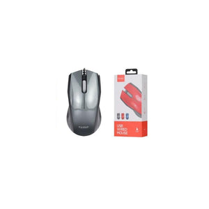 Marvo Office - Souris Optique Filaire avec 3 Boutons, DPI: 1200, Gris - Simple Boutique