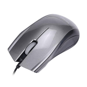 Marvo Office - Souris Optique Filaire avec 3 Boutons, DPI: 1200, Gris - Simple Boutique