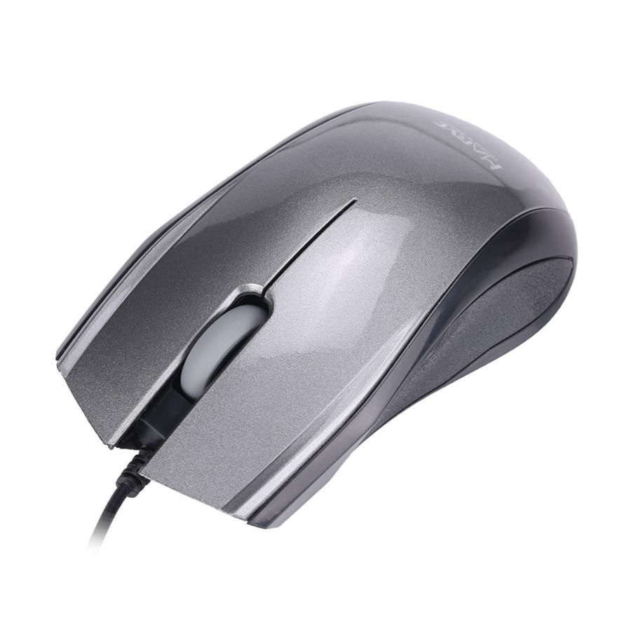 Marvo Office - Souris Optique Filaire avec 3 Boutons, DPI: 1200, Gris - Simple Boutique