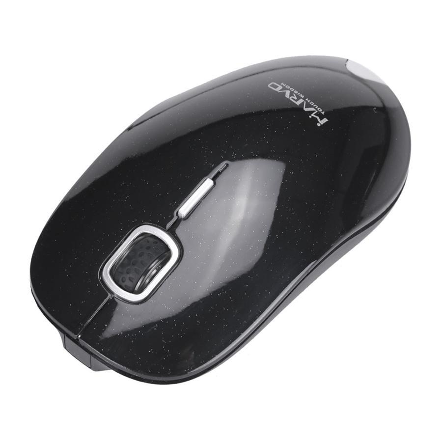 Marvo Office - Souris Optique Sans-Fil avec 3 Boutons, DPI: 1000/1200/1600, Noir - Simple Boutique