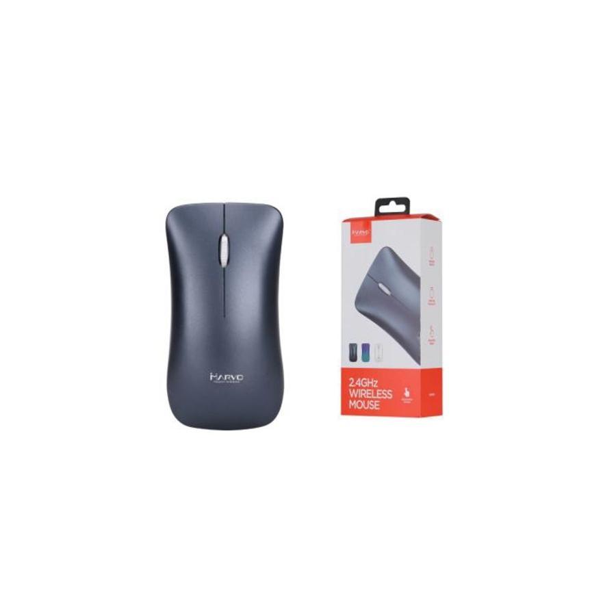 Marvo Office - Souris Optique Sans-Fil avec 3 Boutons et Batterie Intégré, DPI: 1000/1200/1600, Noir - Simple Boutique