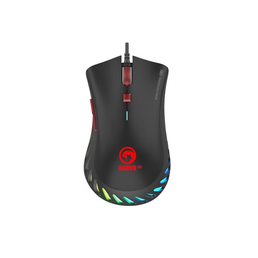 Marvo Pro - Souris de Jeu Optique Filaire à 7 Boutons, DPI: 1000/1600/3200/6000/10000, Rétro-Éclairage RGB - Simple Boutique