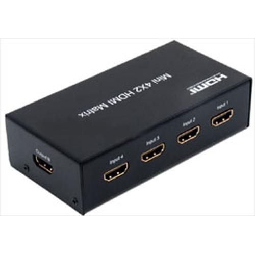 Matrix HDMI 4 entrées à 2 sorties + télécommande 1080p - Simple Boutique