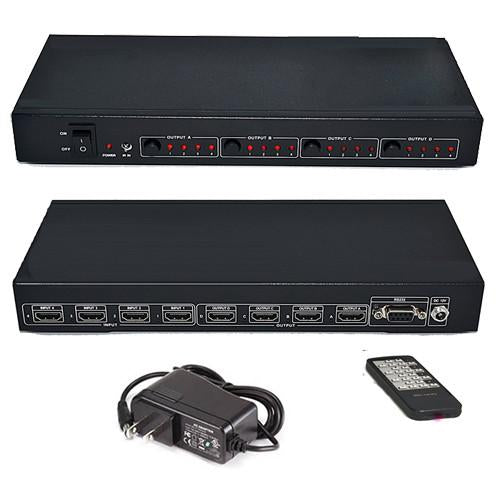 Matrix HDMI 4 entrées à 4 sorties + télécommande 1080p - Simple Boutique