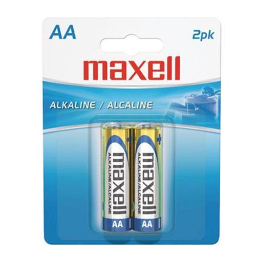 Maxell - Batteries Alcalines AA, Paquet de  2
