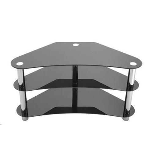 Meuble Audio-Video A 3 Tablettes En Verre Trempé - Simple Boutique