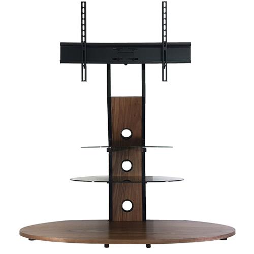 Meuble Pour Téléviseur Verre & Bois avec 3 Tablettes & Support Pivotant Pour TV 32" à 55" - Simple Boutique