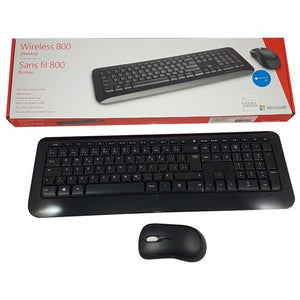 Microsoft 800 Combo Souris Et Clavier Sans Fil Français - Simple Boutique
