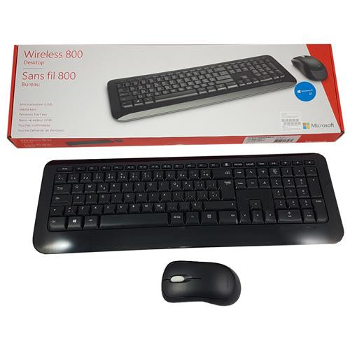 Microsoft 800 Combo Souris Et Clavier Sans Fil Français - Simple Boutique