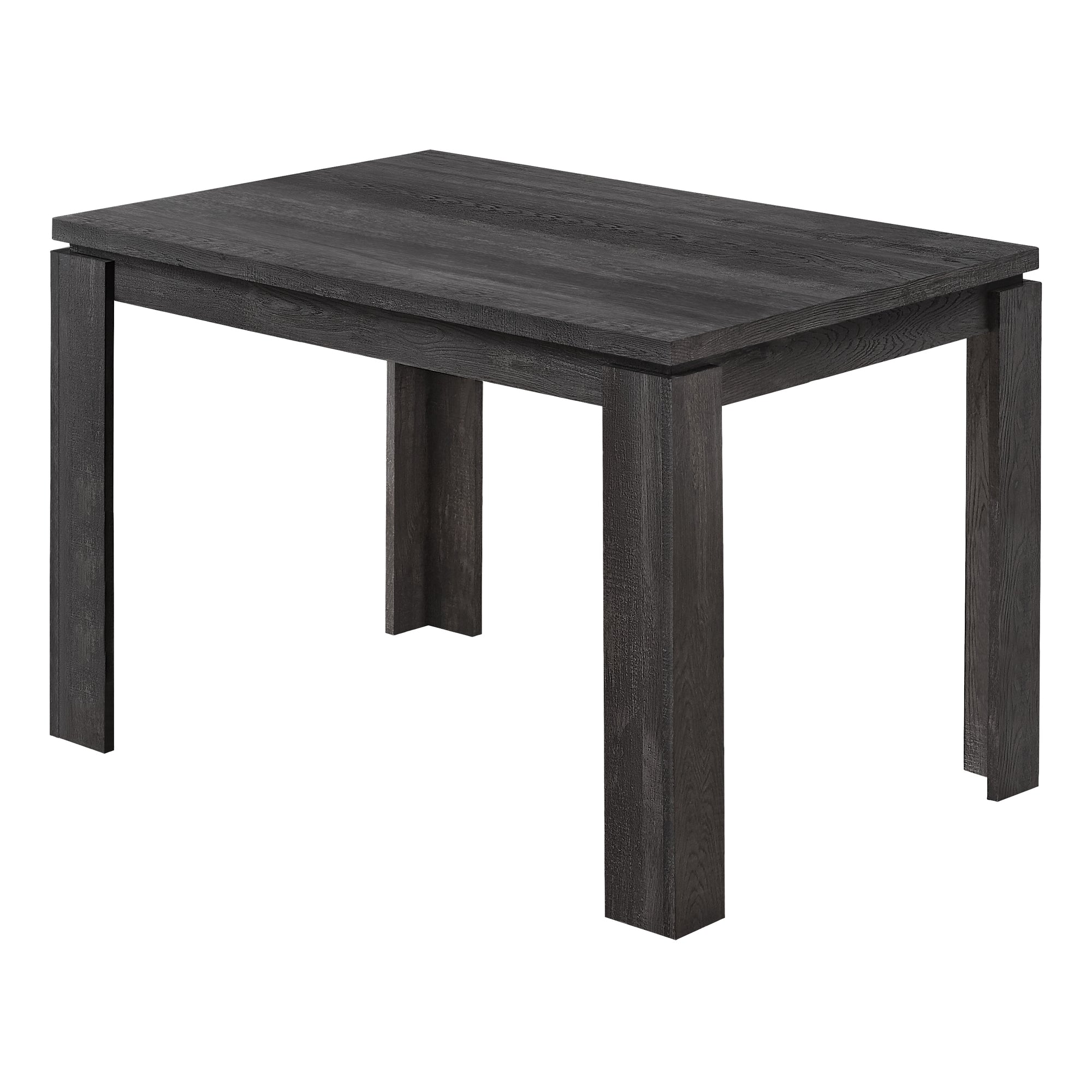 Monarch Specialties I 1166 Table A Manger, 48" Rectangulaire, Petit, Cuisine, Salle À Manger, Stratifié, Noir, Contemporain, Moderne - Simple Boutique
