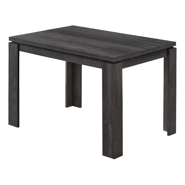 Monarch Specialties I 1166 Table A Manger, 48" Rectangulaire, Petit, Cuisine, Salle À Manger, Stratifié, Noir, Contemporain, Moderne - Simple Boutique