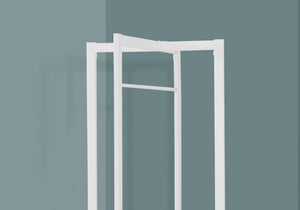 Monarch Specialties I 2151 Patère, Portemanteau, Sur Pied, Barre De Suspension, Entrée, 72"h, Chambre À Coucher, Métal, Blanc, Contemporain, Moderne - Simple Boutique