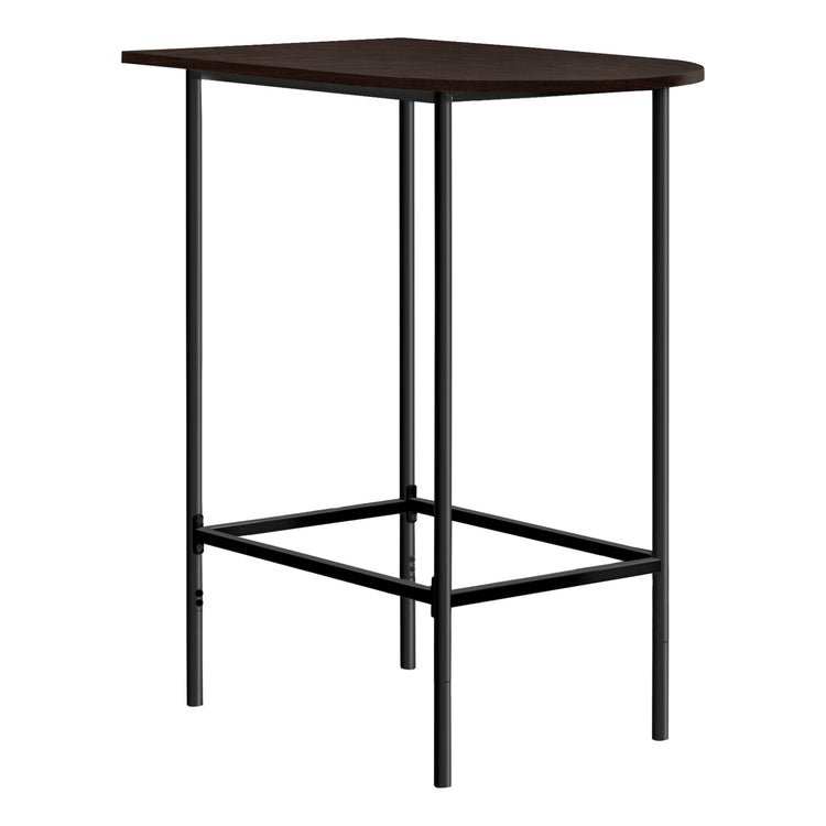Monarch Specialties I 2345 Bar Maison, Table De Bar, Hauteur Bar, Pub, 36" Rectangulaire, Petit, Cuisine, Métal, Stratifié, Brun, Noir, Contemporain, Moderne - Simple Boutique